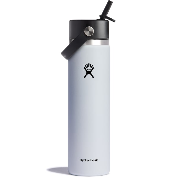 HYDRO FLASK 24 oz Wide Mouth Water Bottle w/ Flex Straw Cap