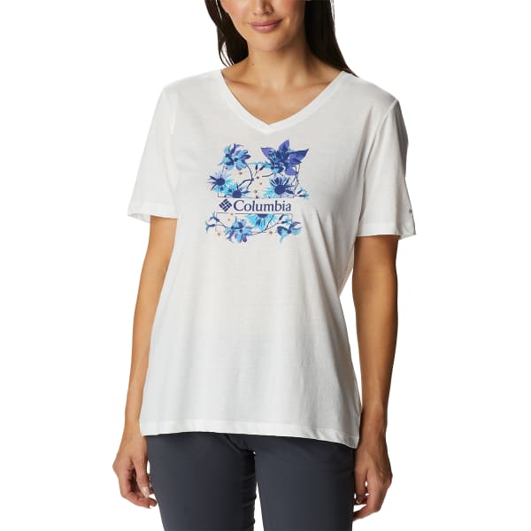 COLUMBIA Women's Bluebird Day Relaxed V-Neck Tee