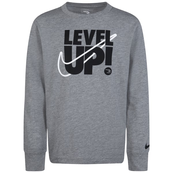 NIKE Boys' 3BRAND by Russell Wilson Level Up Long-Sleeve Tee