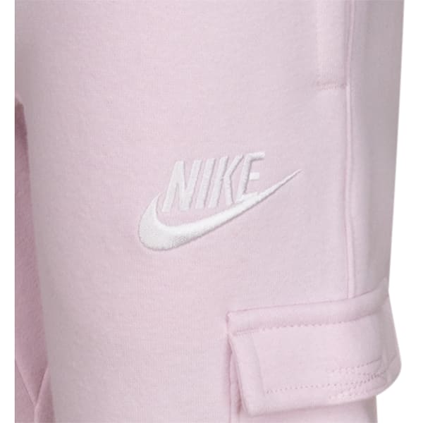 NIKE Girls' Club Fleece Cargo Pants