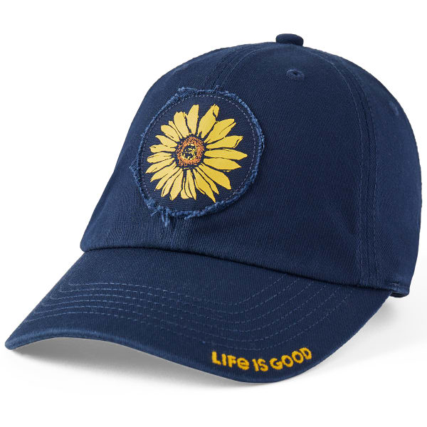 LIFE IS GOOD Women's Sunflower Tattered Chill Cap