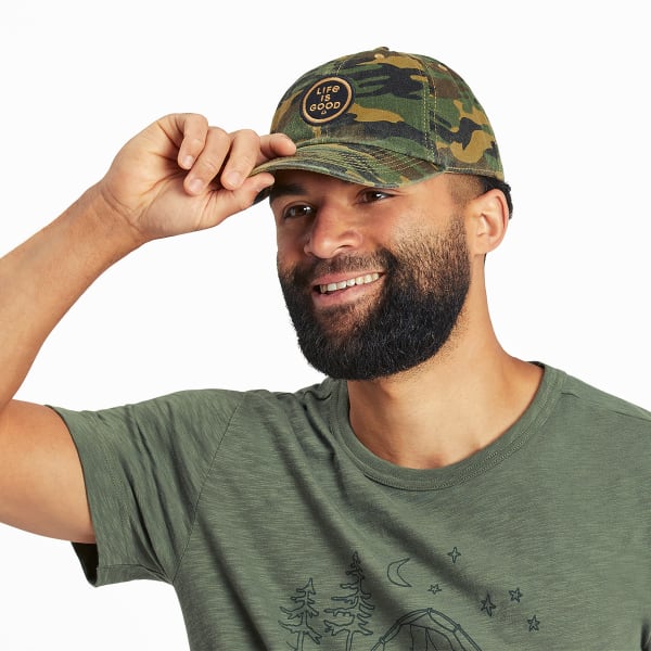 LIFE IS GOOD Men's Camo Coin Chill Cap