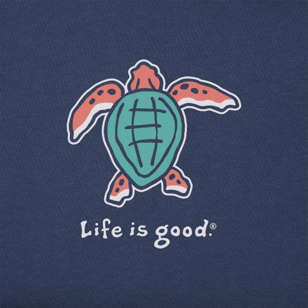 LIFE IS GOOD Women's Sea Turtle Snuggle Up Relaxed Sleep Vee