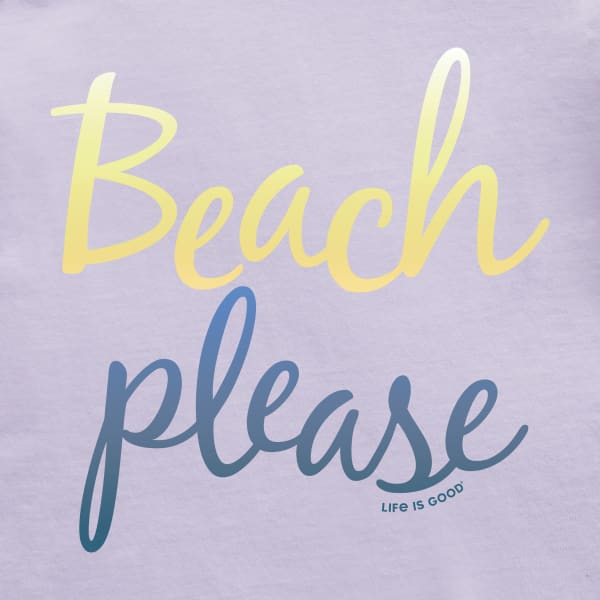 LIFE IS GOOD Women's Beach Please Short-Sleeve Vee