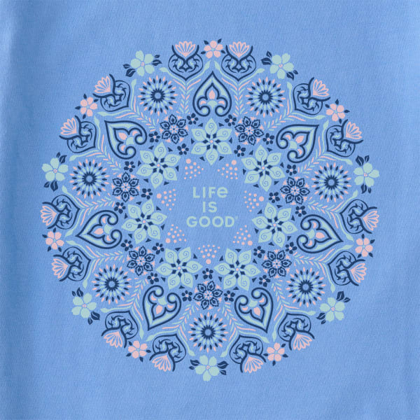 LIFE IS GOOD Women's Wildflower Mandala Crusher Tee