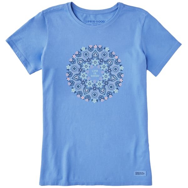 LIFE IS GOOD Women's Wildflower Mandala Crusher Tee