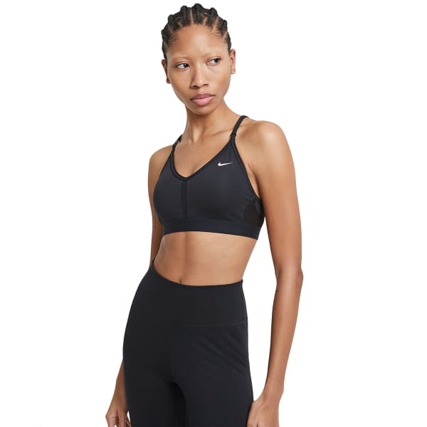 NIKE Women's Indy Light-Support Padded V-Neck Sports Bra