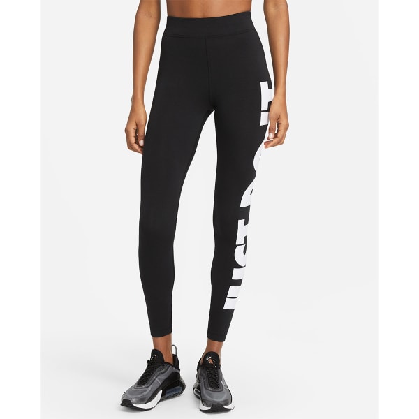 NIKE Women's Sportswear Essential High-Waisted Graphic Leggings