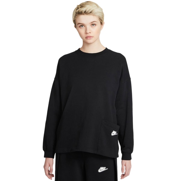 NIKE Women's Crew Neck Sweatshirt w/ Pocket