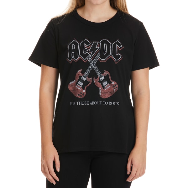 AC/DC Juniors' For Those About to Rock Short-Sleeve Graphic Tee