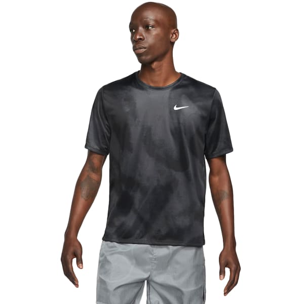 NIKE Men's Dri-FIT Miler Wild Run Short-Sleeve Tee