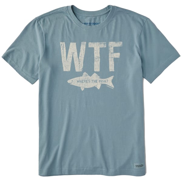 LIFE IS GOOD Men's WTF Crusher-Lite Short-Sleeve Tee