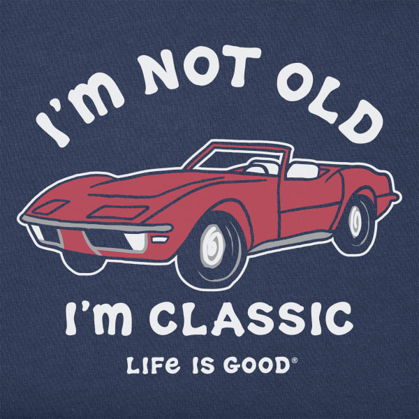 LIFE IS GOOD Men's Old Sports Car Short-Sleeve Tee