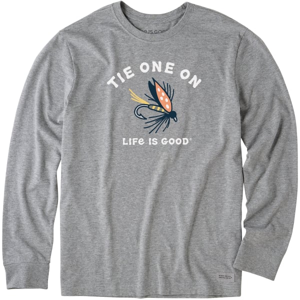 LIFE IS GOOD Men's Tie One On Long-Sleeve Crusher Tee