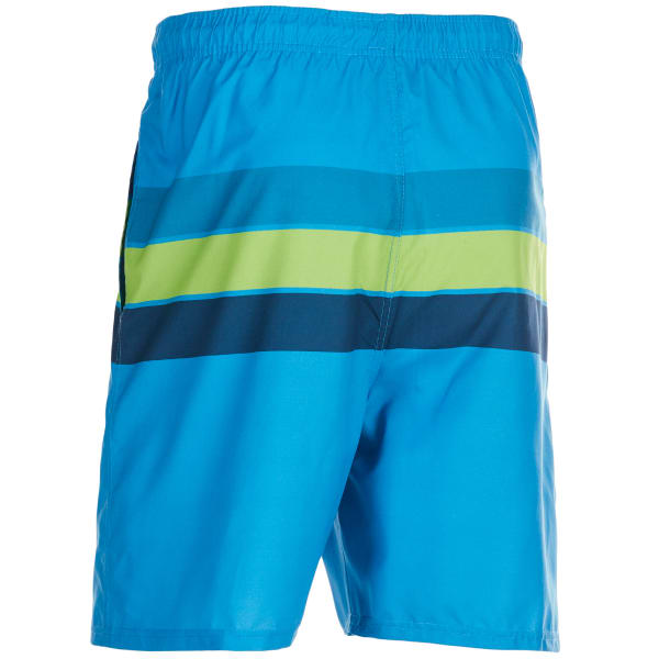 BCC Men's Tri-Stripe 7" Volley Swim Shorts