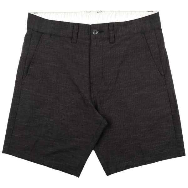 BURNSIDE Young Men's Hybrid 18" Flat-Front Shorts