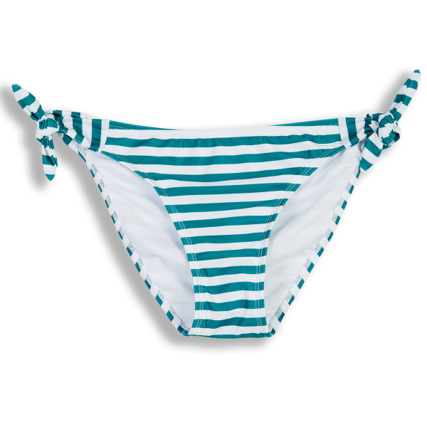 SAND CASTLE Juniors' Stripe Hipster Swim Bottoms