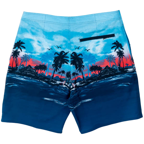 BURNSIDE Young Men's Island Hopper Boardshorts