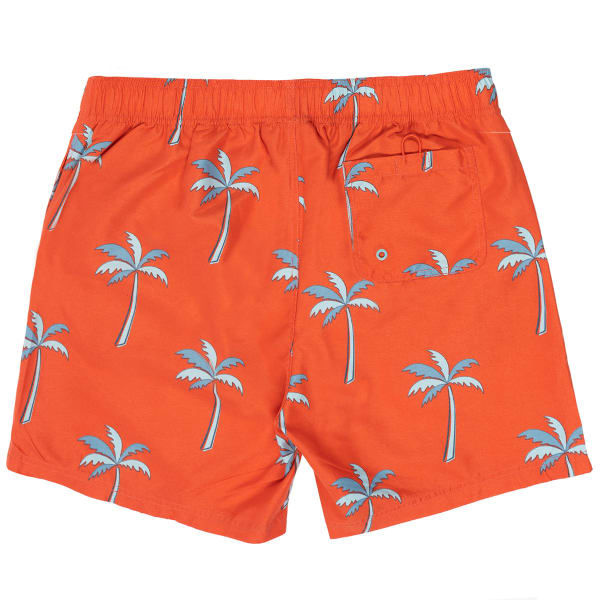 BURNSIDE Young Men's Palm Trees 17" Volley Swim Shorts