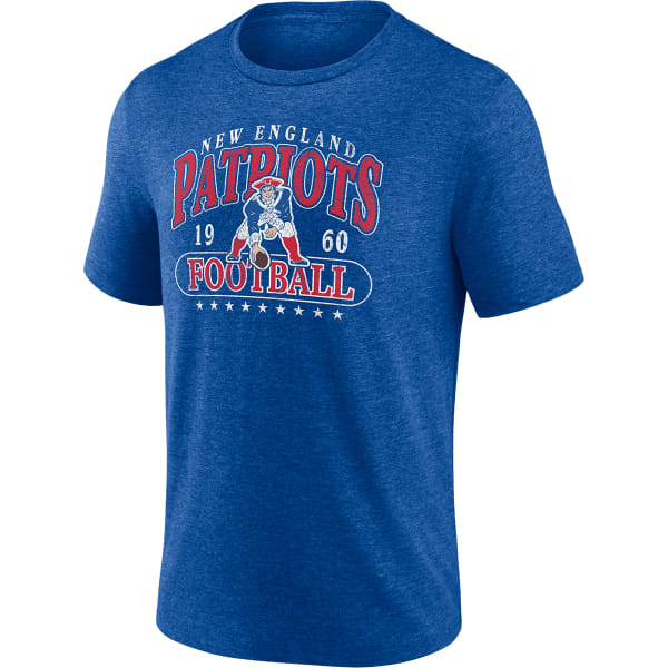 NEW ENGLAND PATRIOTS Men's Fanatics Retro Tri-Blend Short-Sleeve Tee