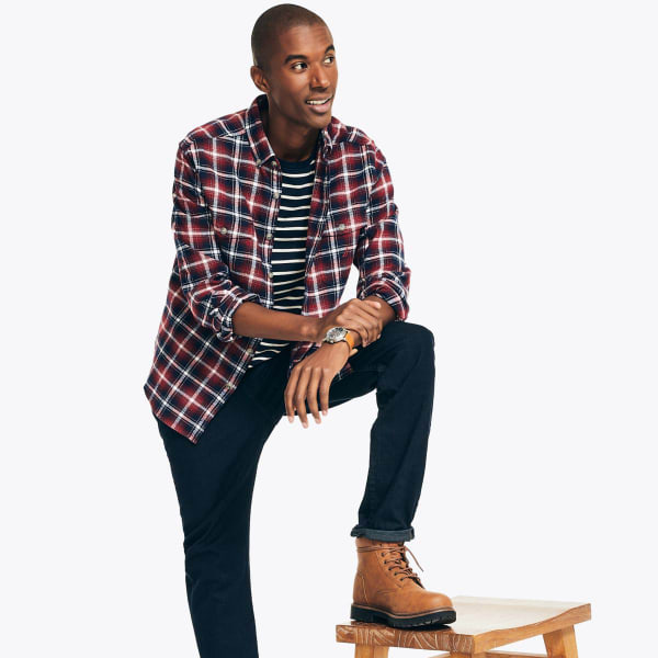 NAUTICA Men's Sustainably Crafted Flannel