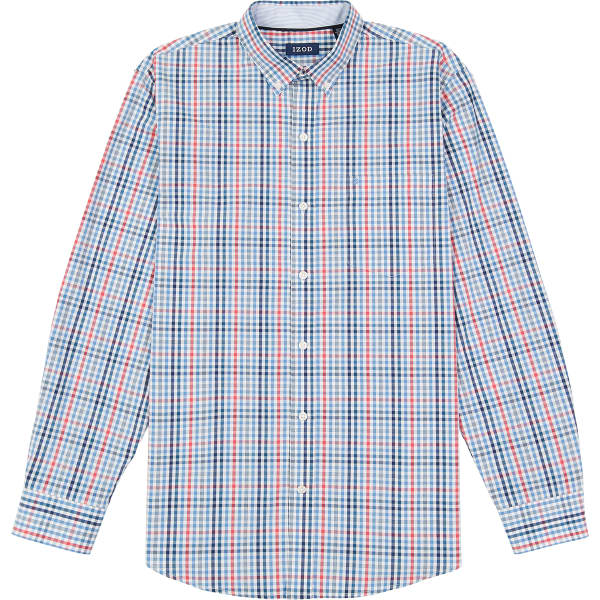 IZOD Men's Breeze Plaid Button Up Shirt