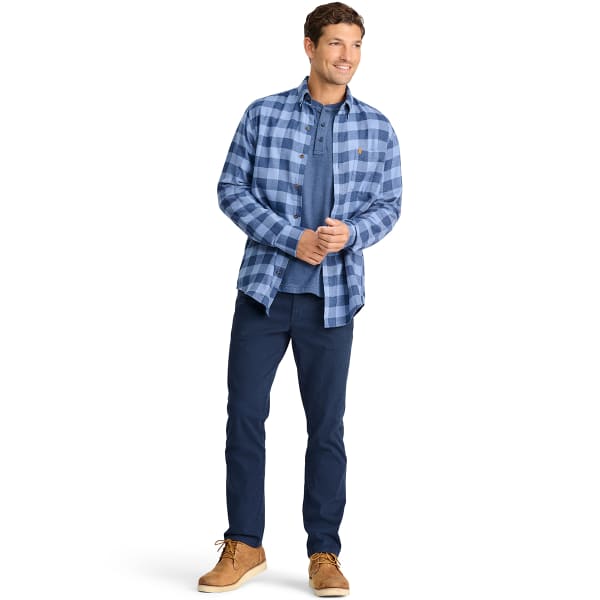 IZOD Men's Stratton Long-Sleeve Button-Down Flannel