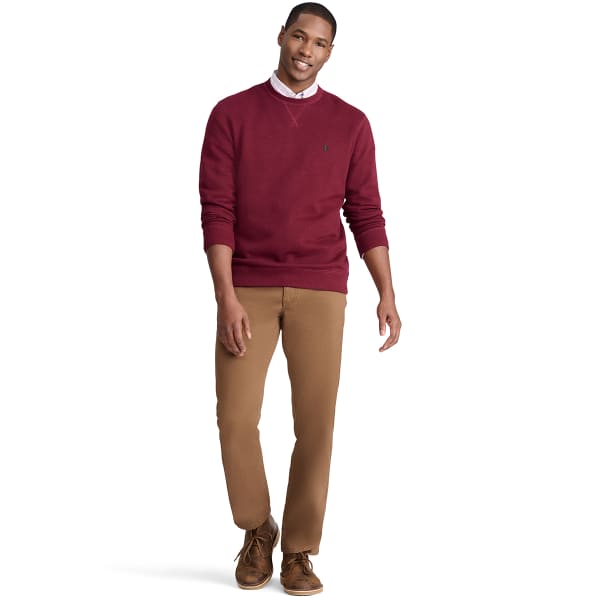 IZOD Men's Jaspe Fleece Crew Neck