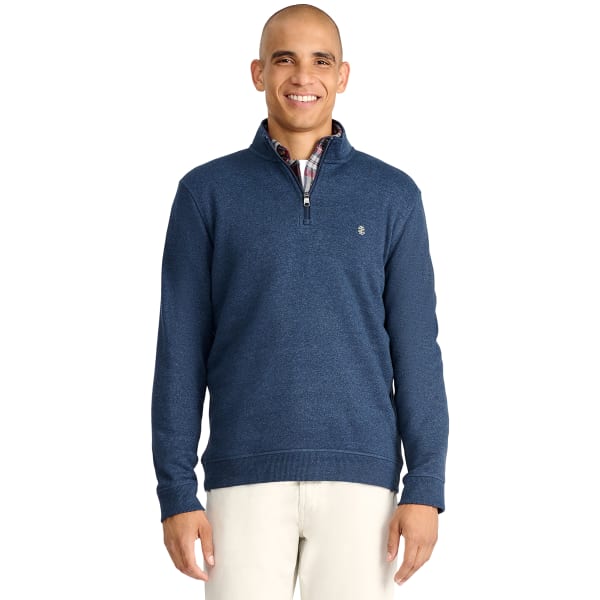 IZOD Men's Jaspe Long-Sleeve Quarter-Zip Pullover