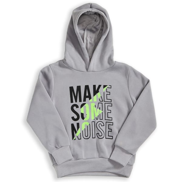 XS APPAREL Boys' Make Some Noise Fleece Pullover Hoodie