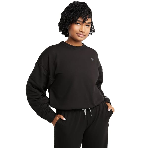 CHAMPION Women's Soft Touch Drawstring Crewneck Sweatshirt