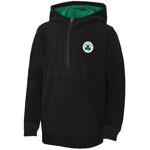 BOSTON CELTICS Boys' Outerstuff Crossover 1/4-Zip Sweatshirt