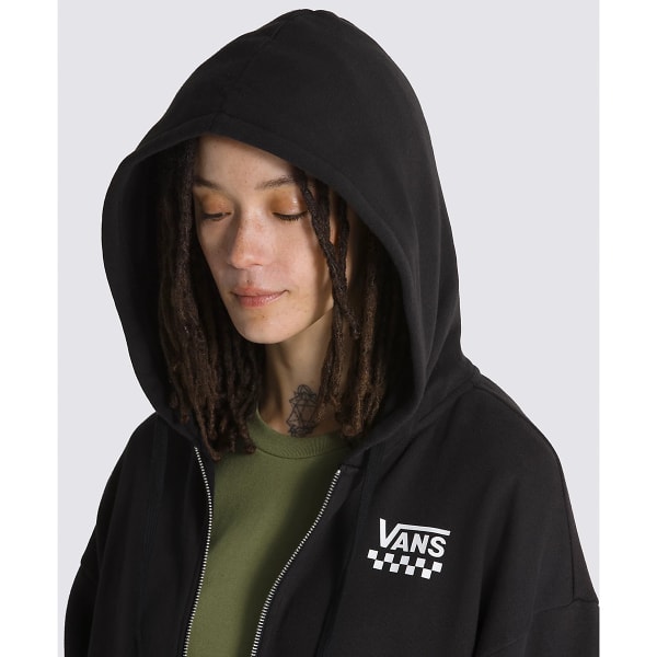 VANS Juniors' Extra Fun Oversized Full-Zip Hoodie