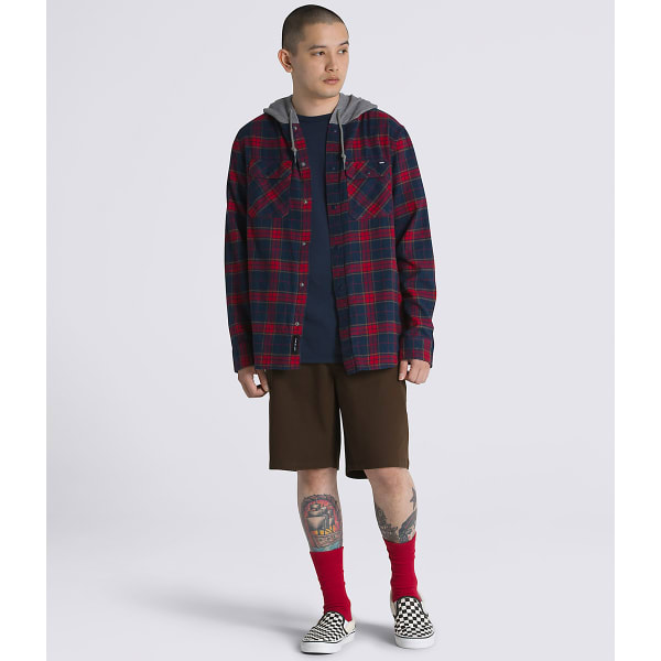 VANS Guys' Parkway Hooded Long-Sleeve Hooded Flannel