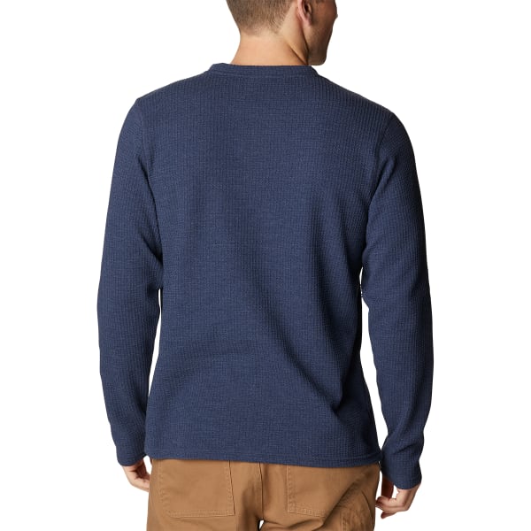 COLUMBIA Men's Pine Peak II Waffle Long-Sleeve Crew