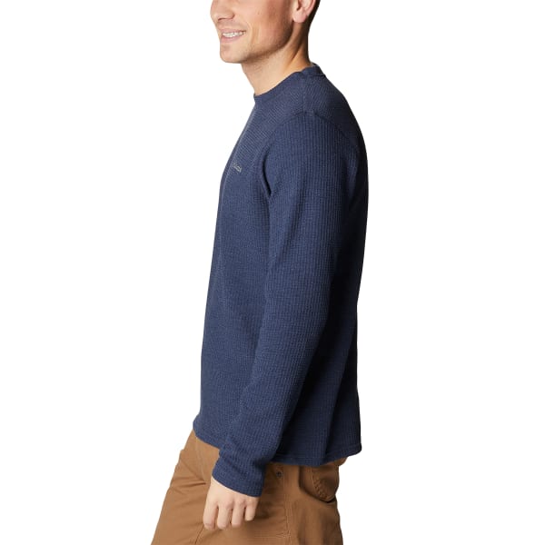 COLUMBIA Men's Pine Peak II Waffle Long-Sleeve Crew