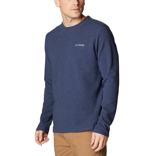 COLUMBIA Men's Pine Peak II Waffle Long-Sleeve Crew