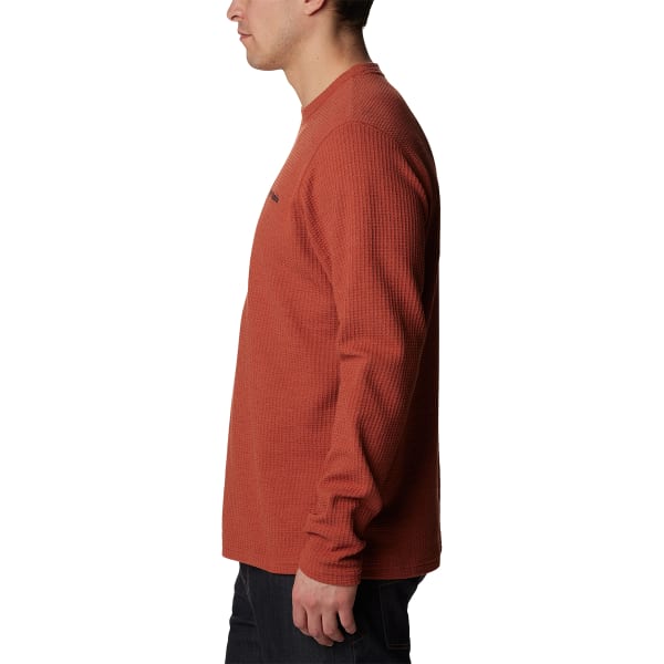 COLUMBIA Men's Pine Peak II Waffle Long-Sleeve Crew