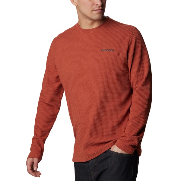 COLUMBIA Men's Pine Peak II Waffle Long-Sleeve Crew