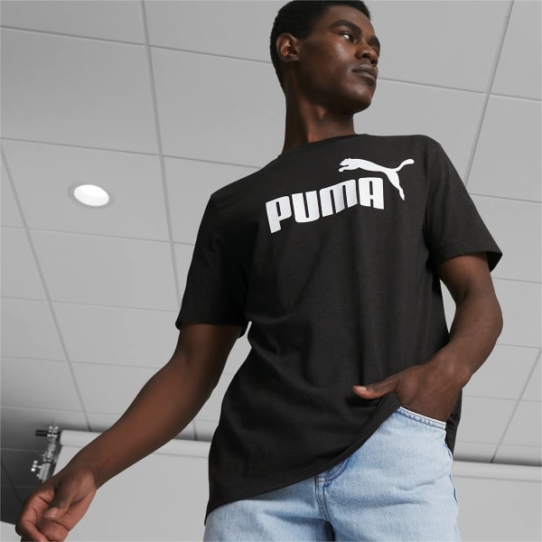 PUMA Men's Essentials Short-Sleeve Heather Tee