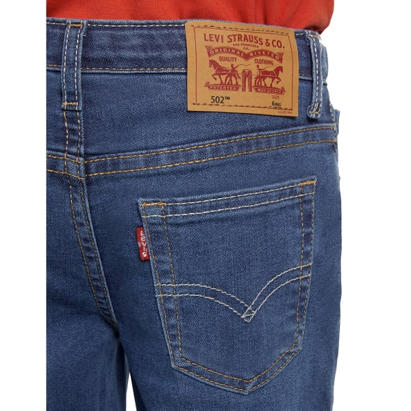 LEVI'S Boys' 502 Regular Taper Fit Performance Jeans