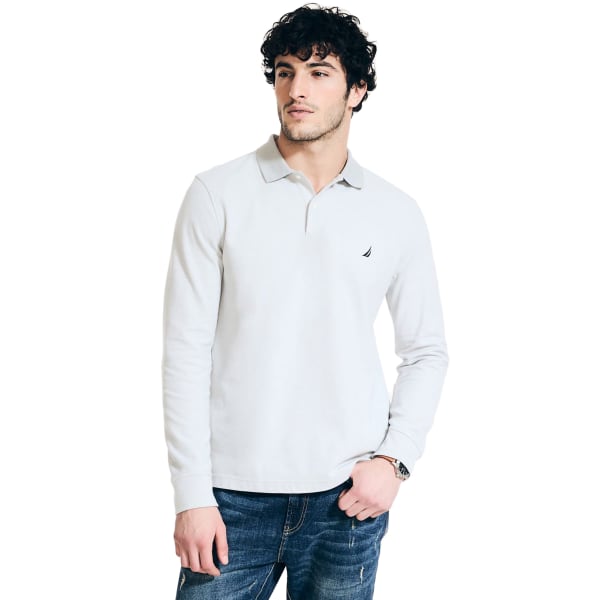 NAUTICA Men's Long-Sleeve Polo