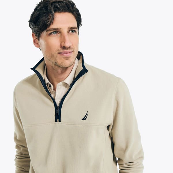 NAUTICA Men's Quarter-Zip Pullover