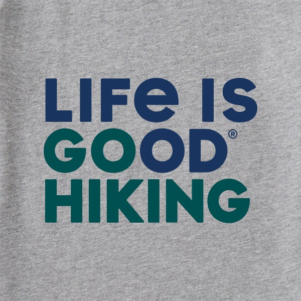 LIFE IS GOOD Men's Go Hiking Short-Sleeve Crusher Tee