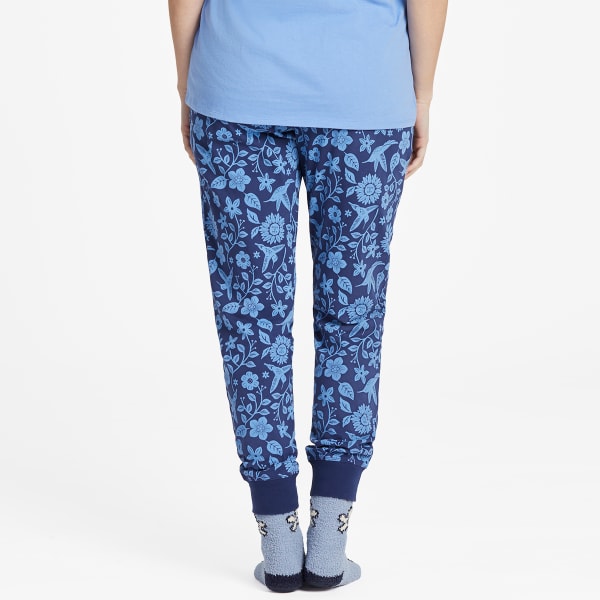 LIFE IS GOOD Women's Hummingbird Snuggle Up Sleep Joggers