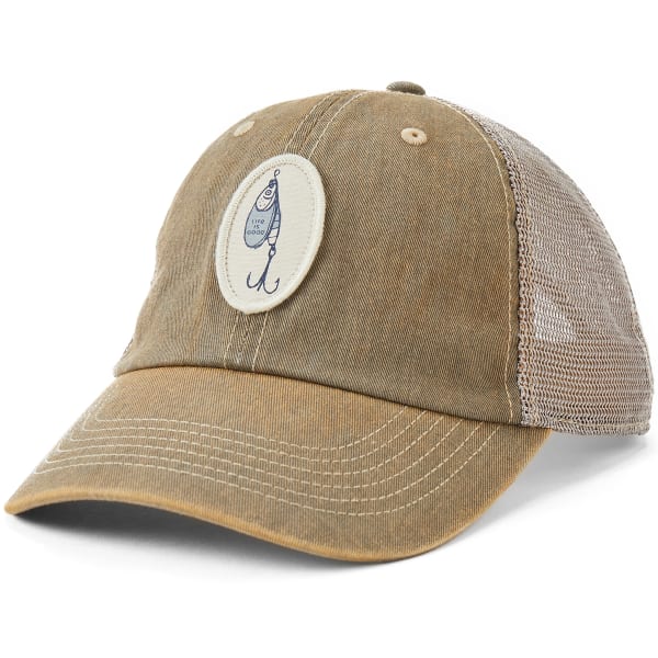 LIFE IS GOOD Men's Hook & Tackle Old Favorite Mesh Back Cap