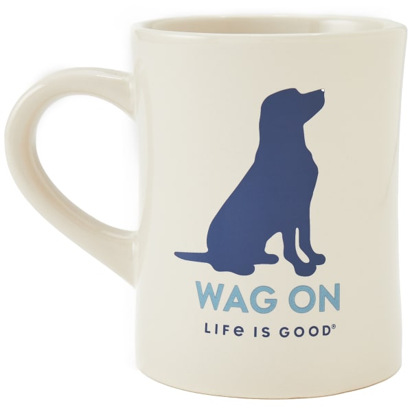 LIFE IS GOOD Wag On Lab Diner Mug