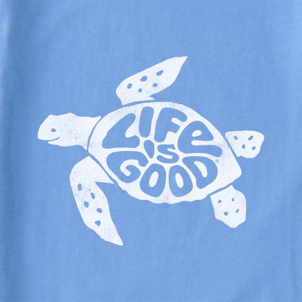 LIFE IS GOOD Women's Groovy Turtle Crusher-LITE Short-Sleeve Vee