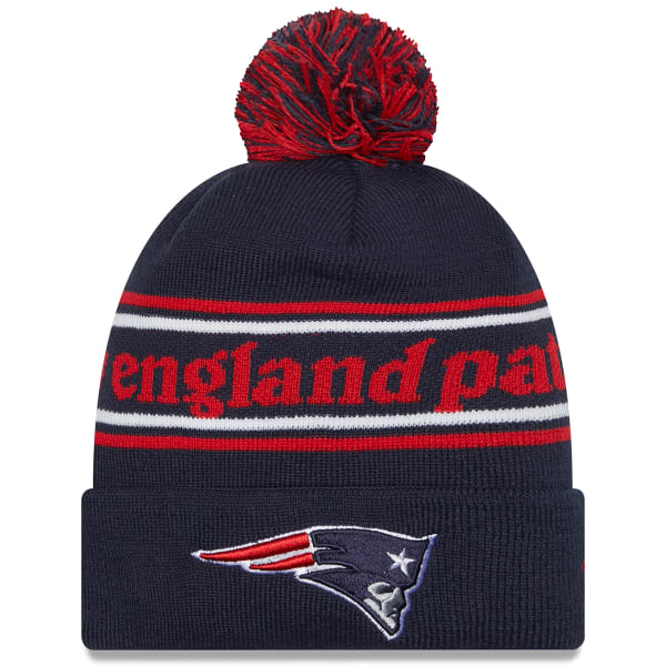 NEW ENGLAND PATRIOTS New Era Marquee Pom Knit Hat