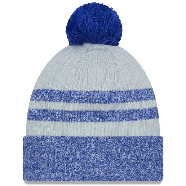 NEW YORK KNICKS Men's New Era Sideline Cuffed Pom Knit Hat